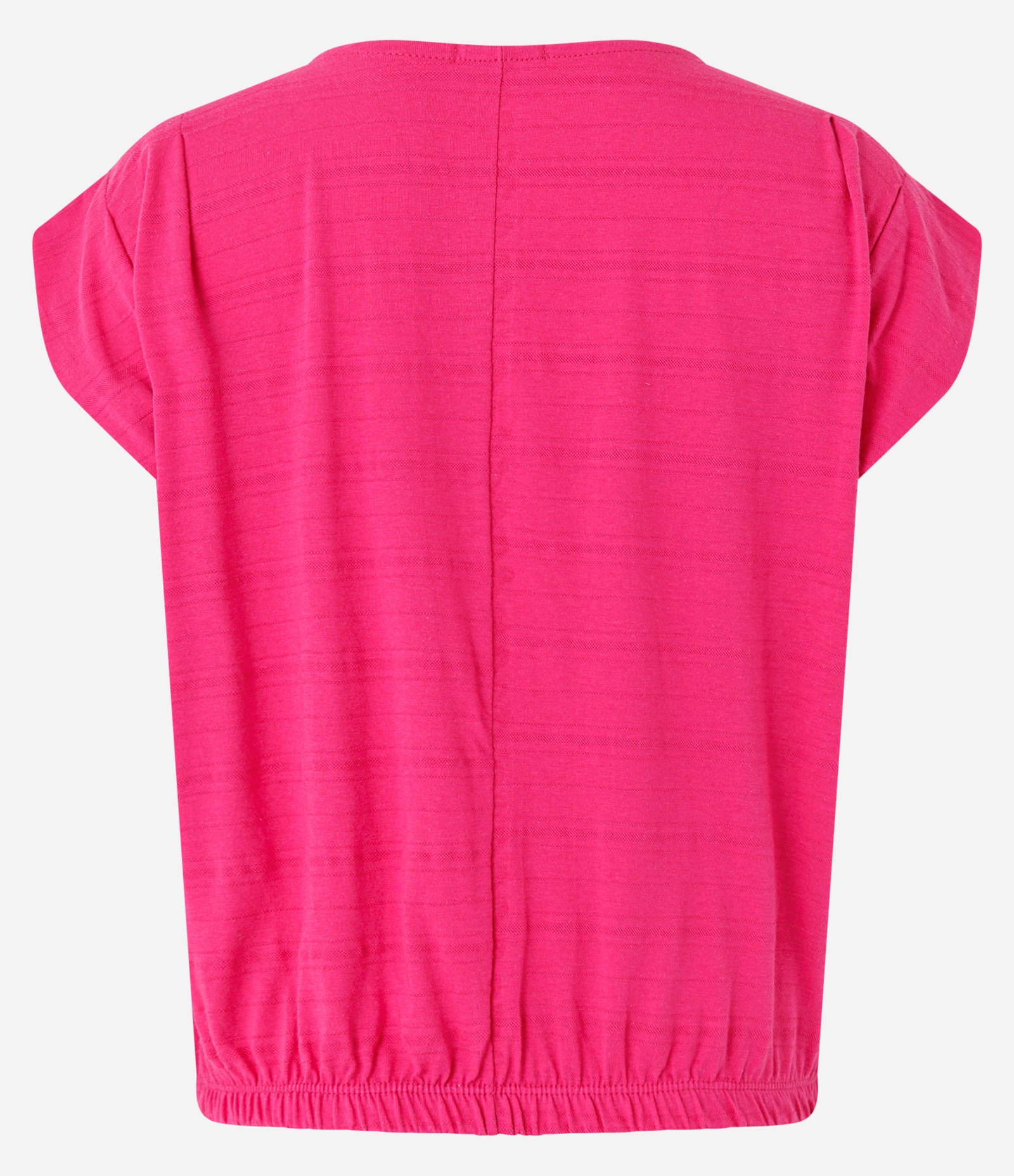 Blusa Muscle Tee em Algodão com Pregas no Ombro e Elástico na Barra Rosa 3