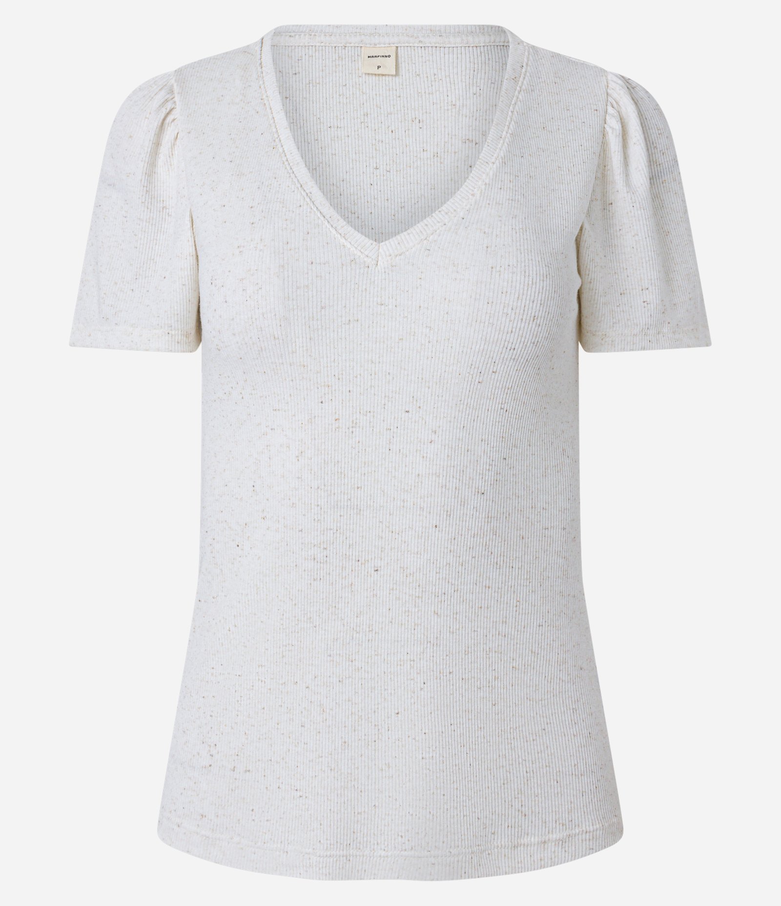Blusa em Viscose com Manga Bufante e Efeito Linho Cru 6