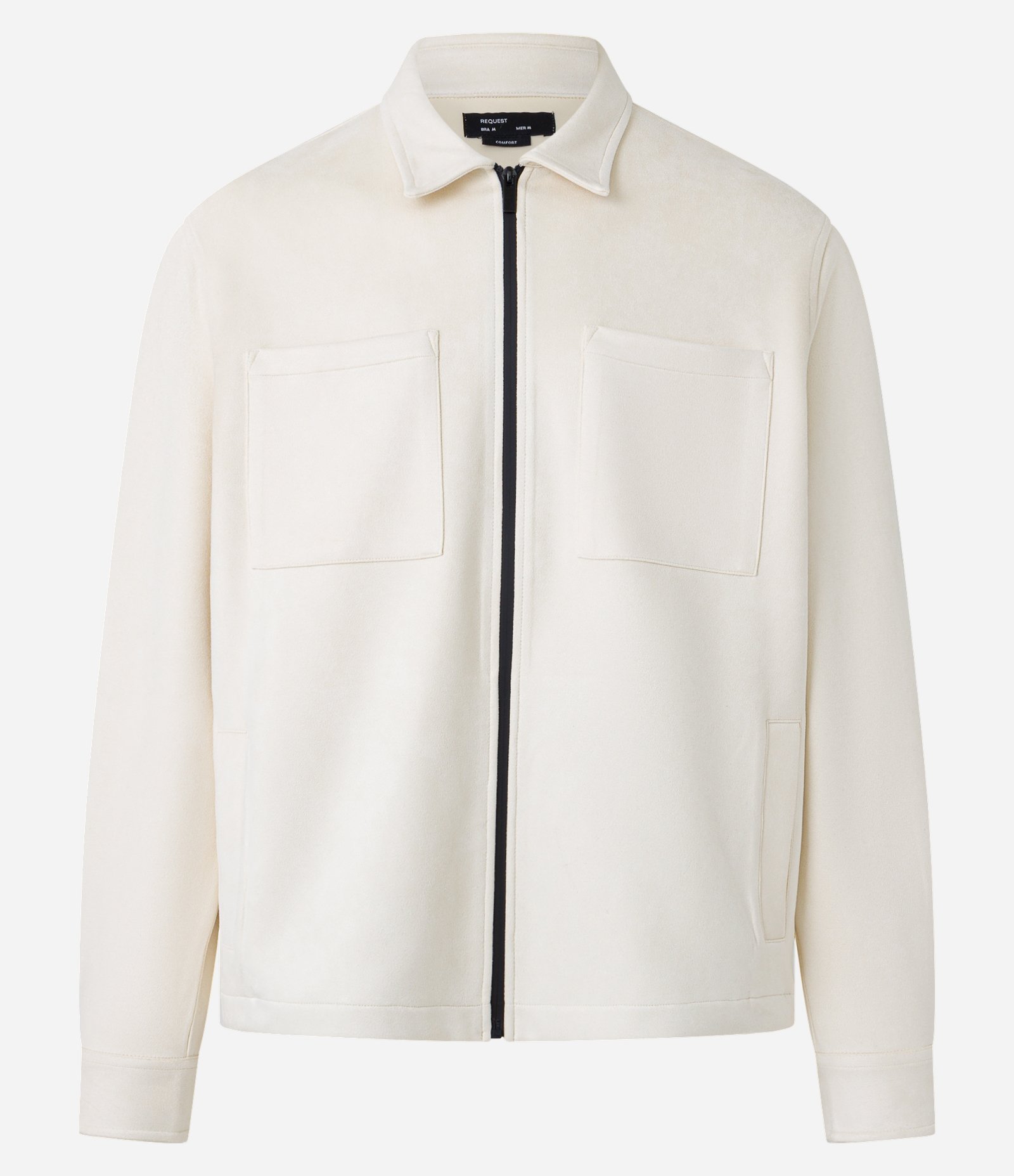 Camisa Overshirt com Fechamento em Zíper e Bolsos Off White 8