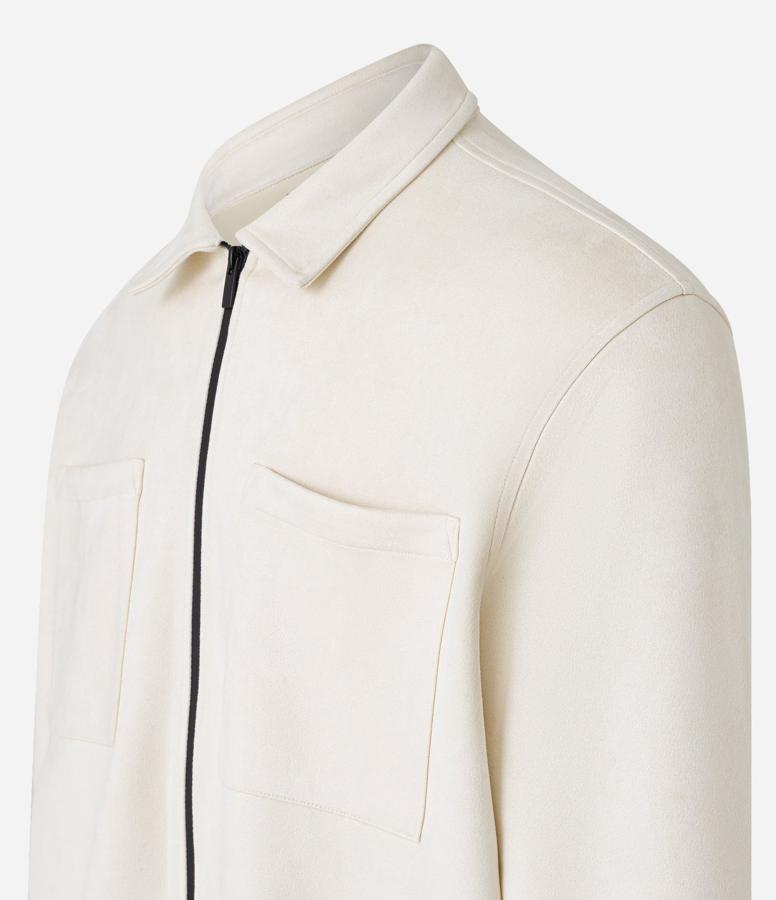 Camisa Overshirt com Fechamento em Zíper e Bolsos Off White 9