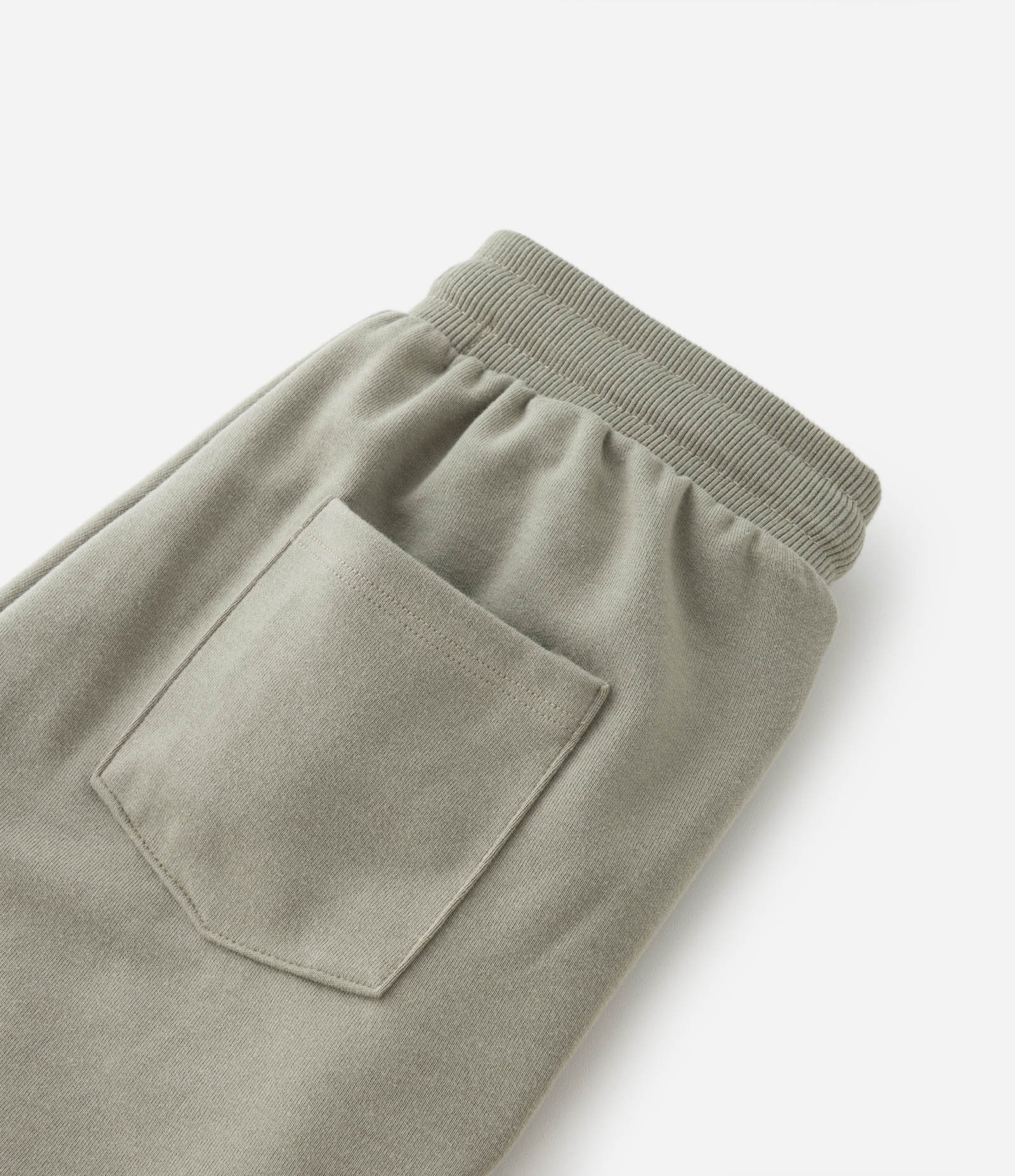 Bermuda Infantil com Cós Elástico e Etiqueta na Barra - Tam 5 a 14 Anos Verde 3