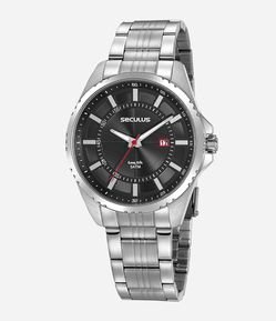 Relógio Masculino Seculus Analógico com Pulseira e Caixa em Aço 