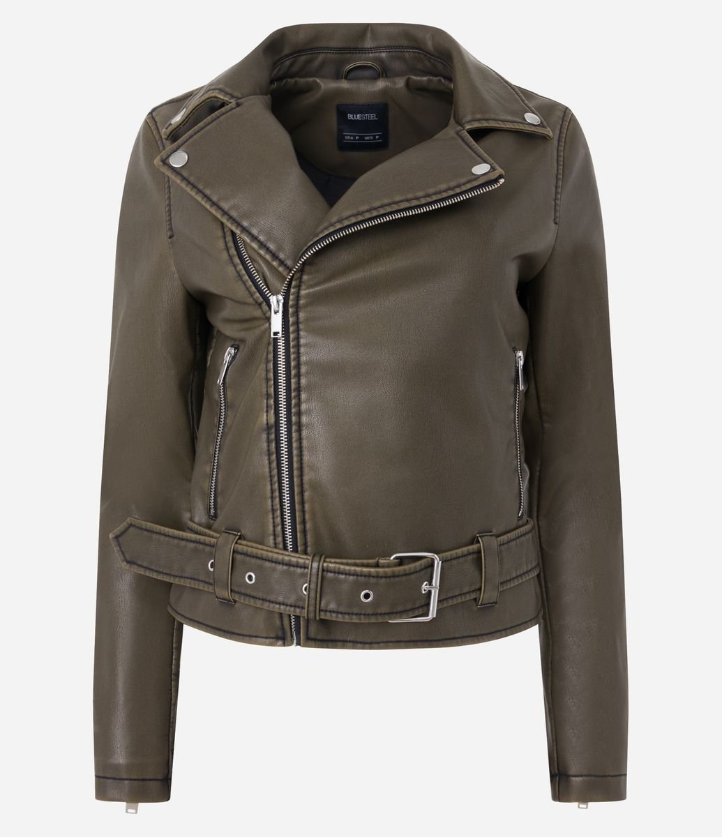 Jaqueta Feminina Renner Blue Steel Jaqueta De Couro Jaqueta Jeans