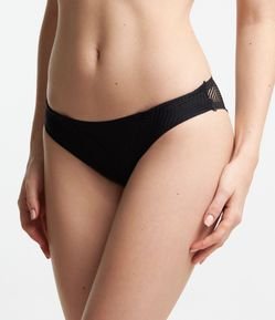 Calcinha Biquíni em Poliamida com Renda