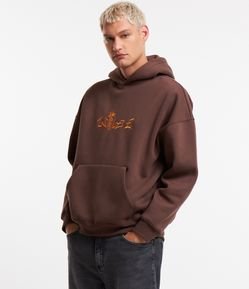 Blusão Balloon em Moletom com Capuz e Estampa Coyote Wile E.