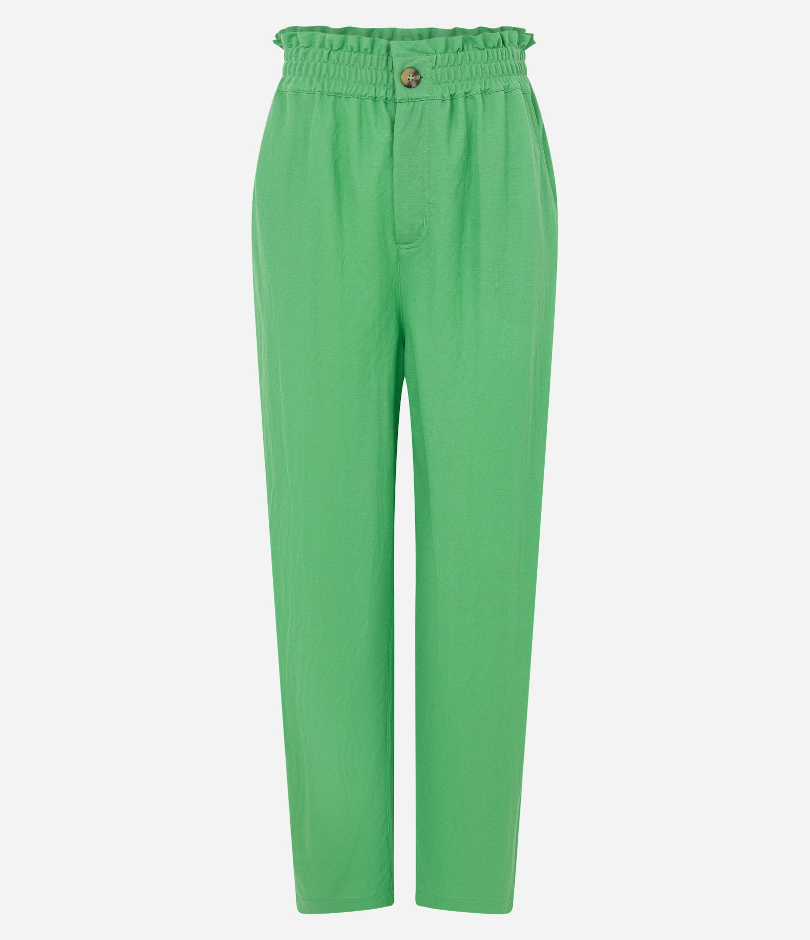 Calça Cenoura em Orly com Cós Elástico Verde 5