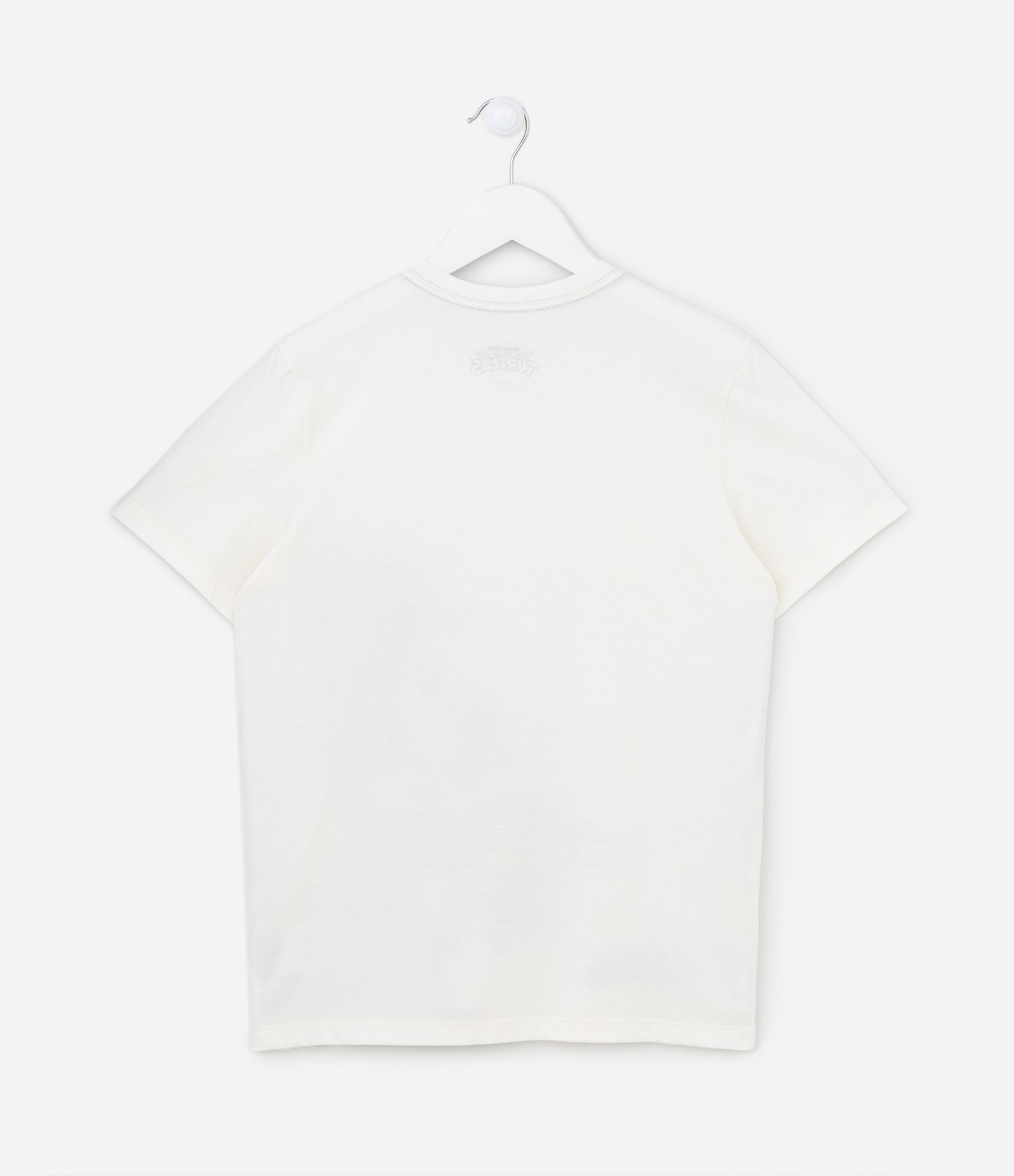 Camiseta Infantil com Estampa das Tartarugas Ninja - Tam 4 a 12 anos Off White 2