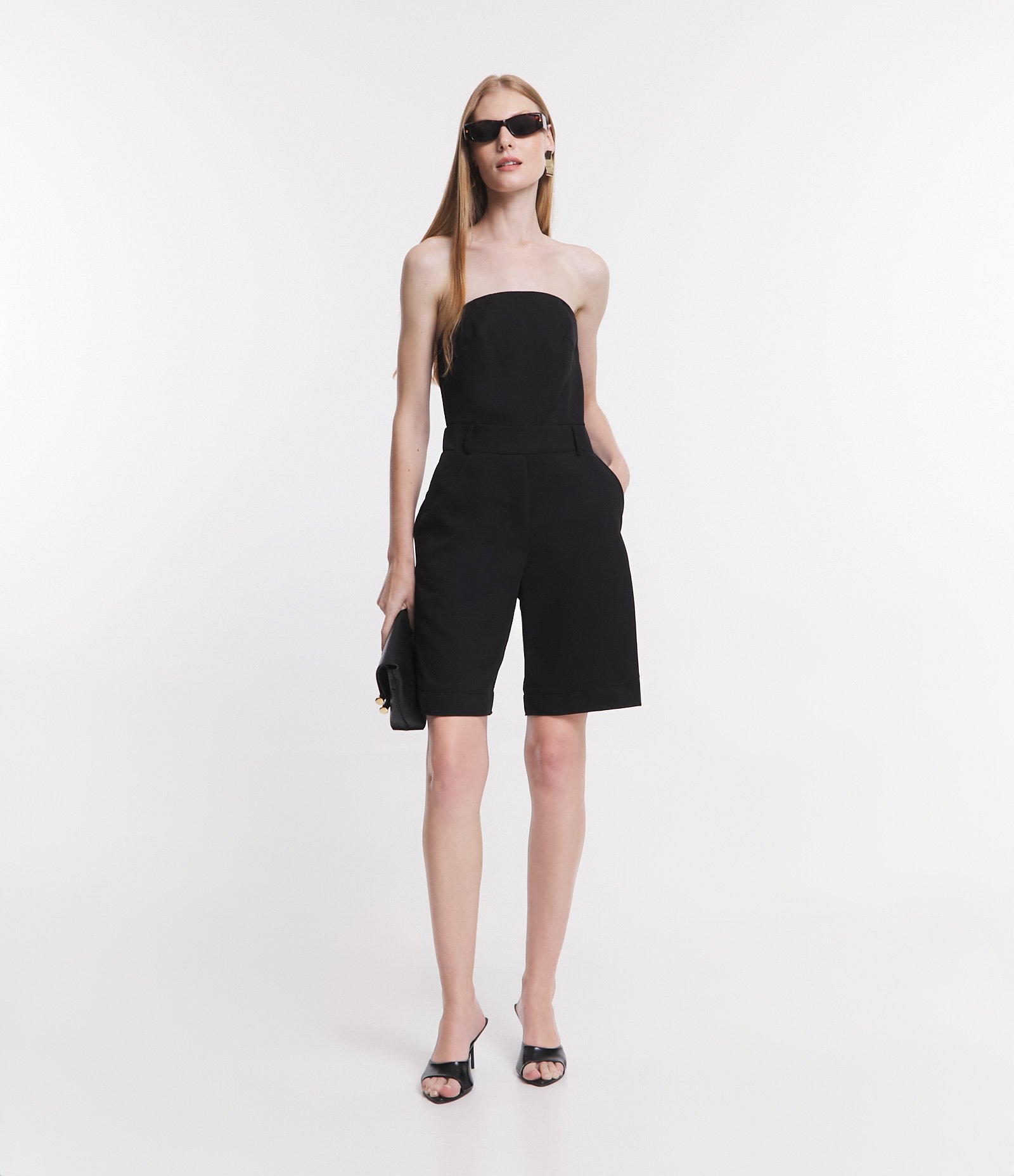 Macaquinho Tomara que Caia Afaiatado Preto 2