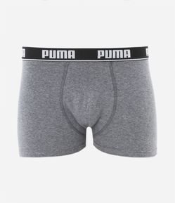 Cueca Boxer em Meia Malha com Cós Elástico Puma
