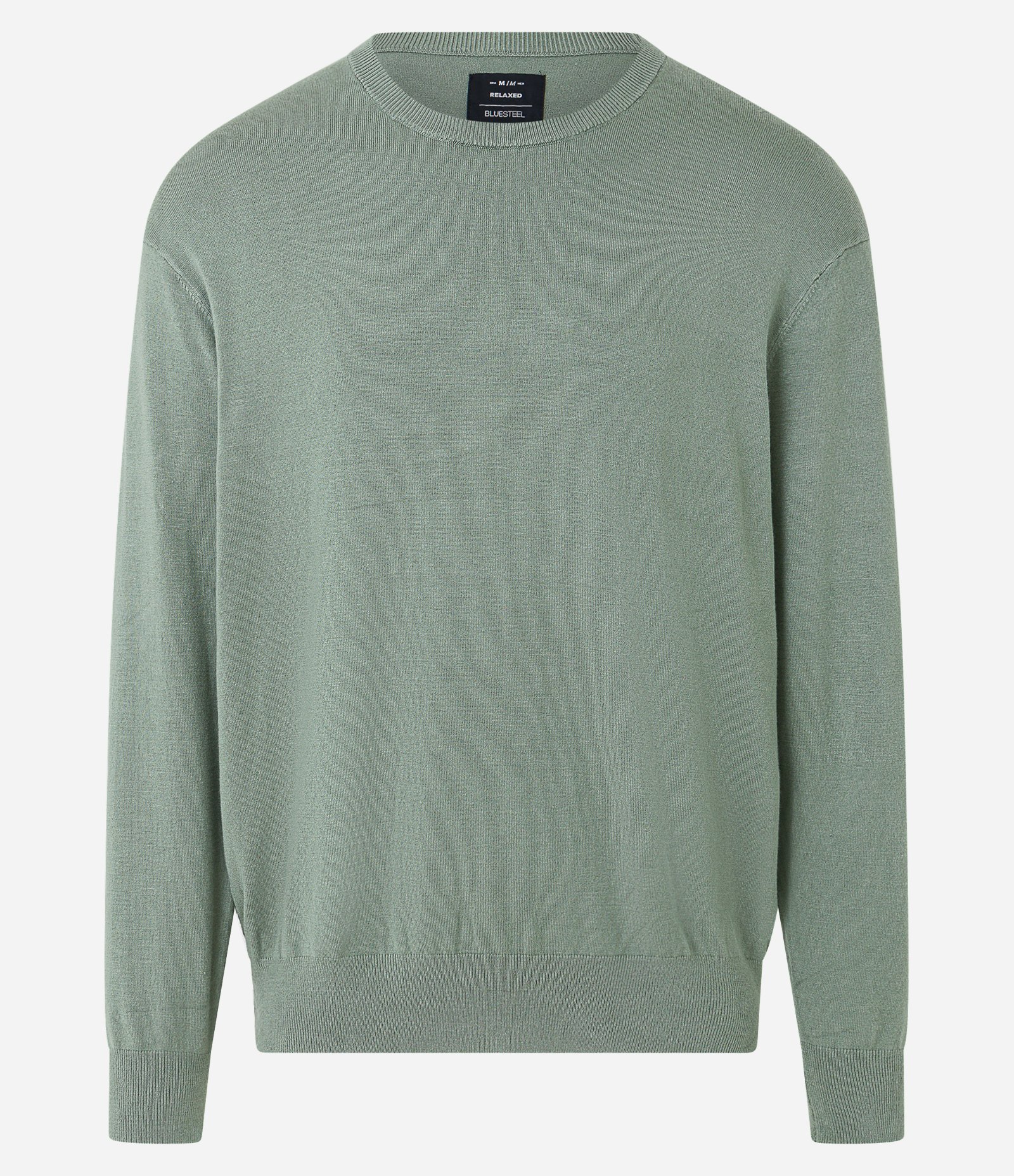 Suéter Comfort em Tricô com Gola Redonda Verde 5