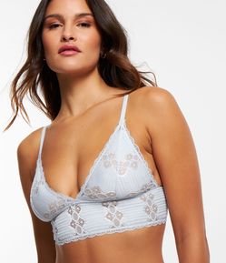 Sutiã Top Sem Bojo Sem Aro com Textura