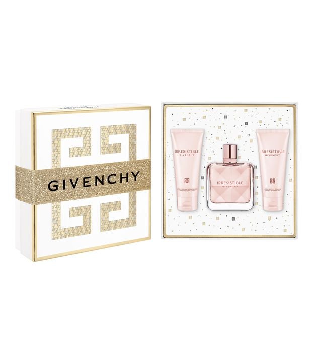 Kit Irresistible Eau de Parfum 80ml + Locao Corporal 75ml + Oleo de Banho 75ml