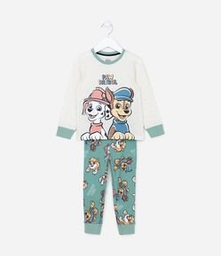 Pijama Largo Infantil con Estampa Paw Patrol - Talle 1 al 4 años