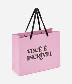 Embalagem de Presente Pequena com Estampa Você é Incrível