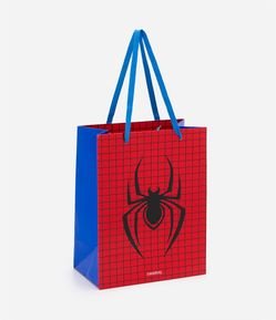 Embalagem de Presente Pequena com Estampa do Homem Aranha