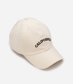Boné Aba Curva em Sarja com Bordado Califórnia
