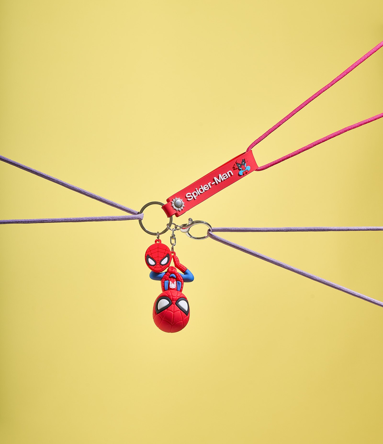 Chaveiro Infantil com Estampa do Homem Aranha Vermelho 1