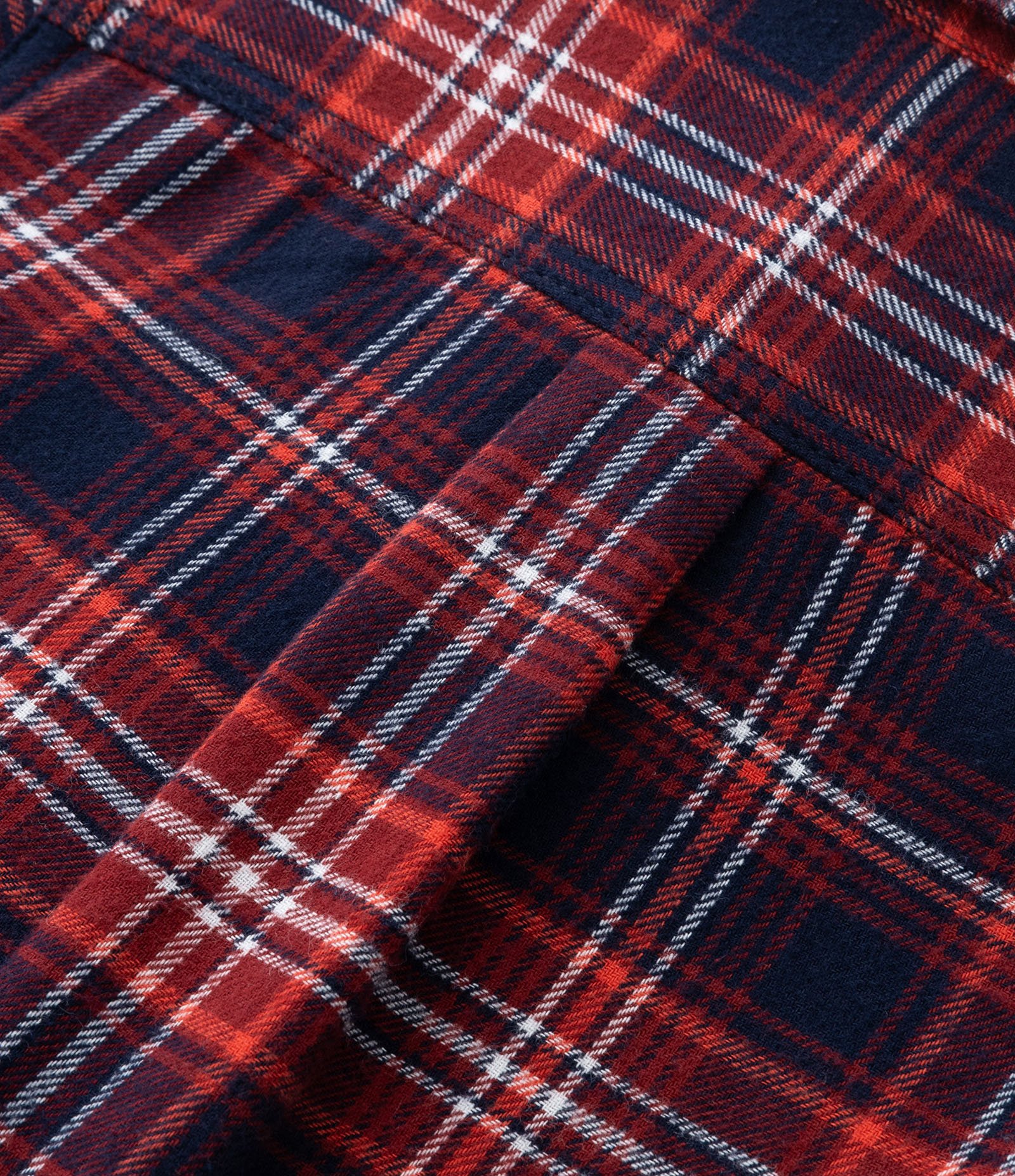 Camisa Infantil em Flanela Xadrez - Tam 1 a 5 anos Vermelho/Azul Marinho 3