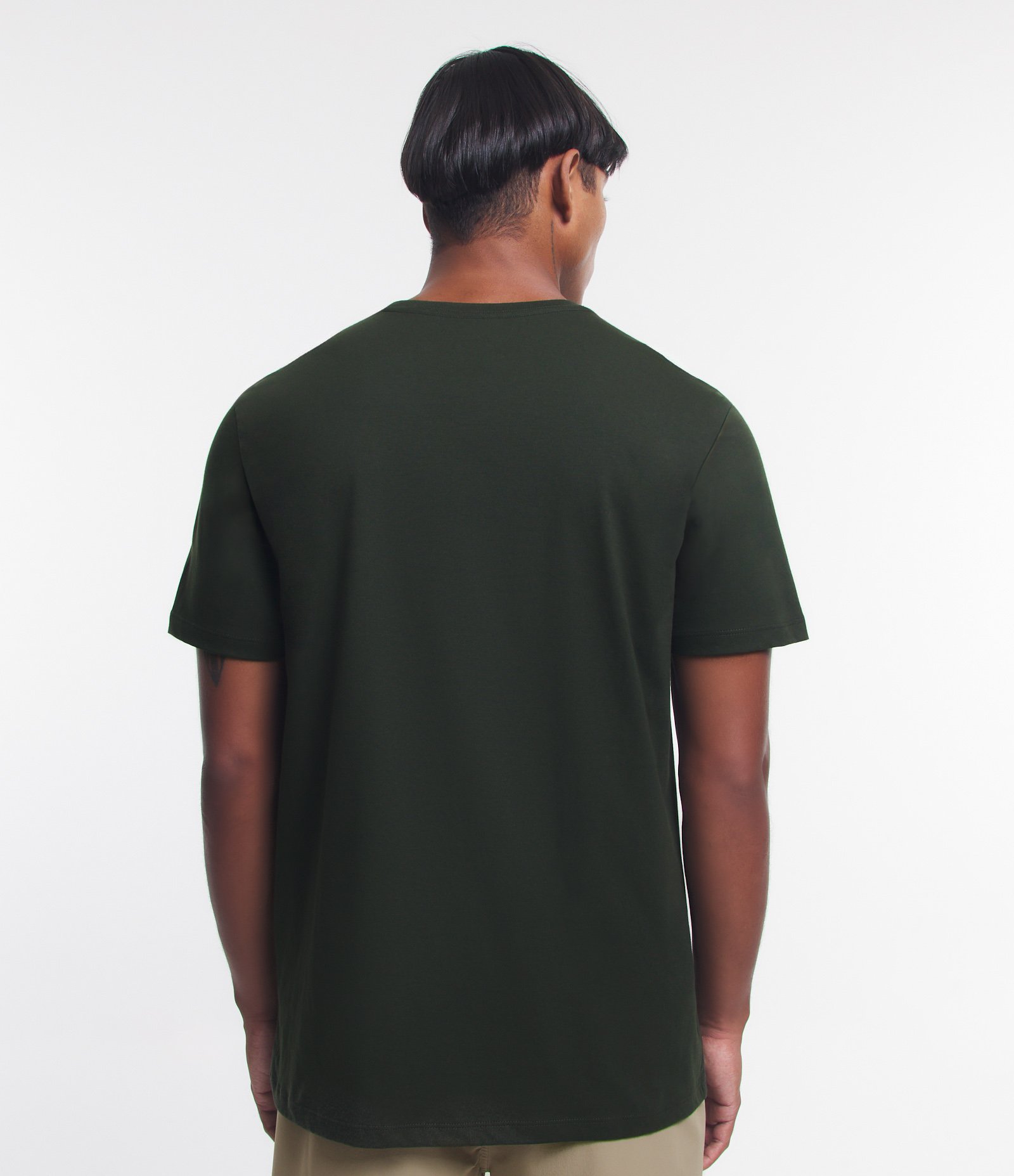 Camiseta Comfort em Meia Malha com Estampa e Lettering no Peito Verde 4
