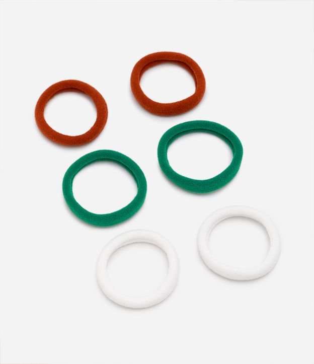Kit 06 Borrachinhas de Cabelo Seamless