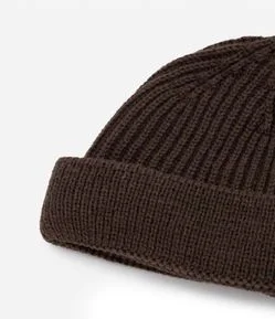 Touca Lenhador em Lã Acrílica com Dobra e sem Costura