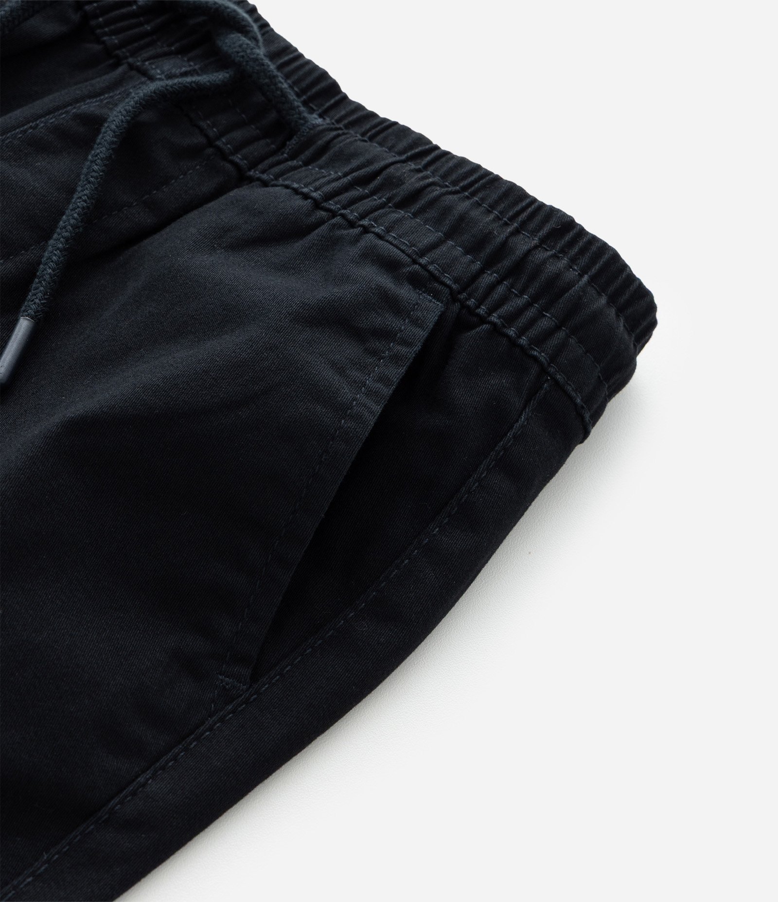 Calça Jogger Infantil em Sarja - Tam 5 a 14 anos Preto 3