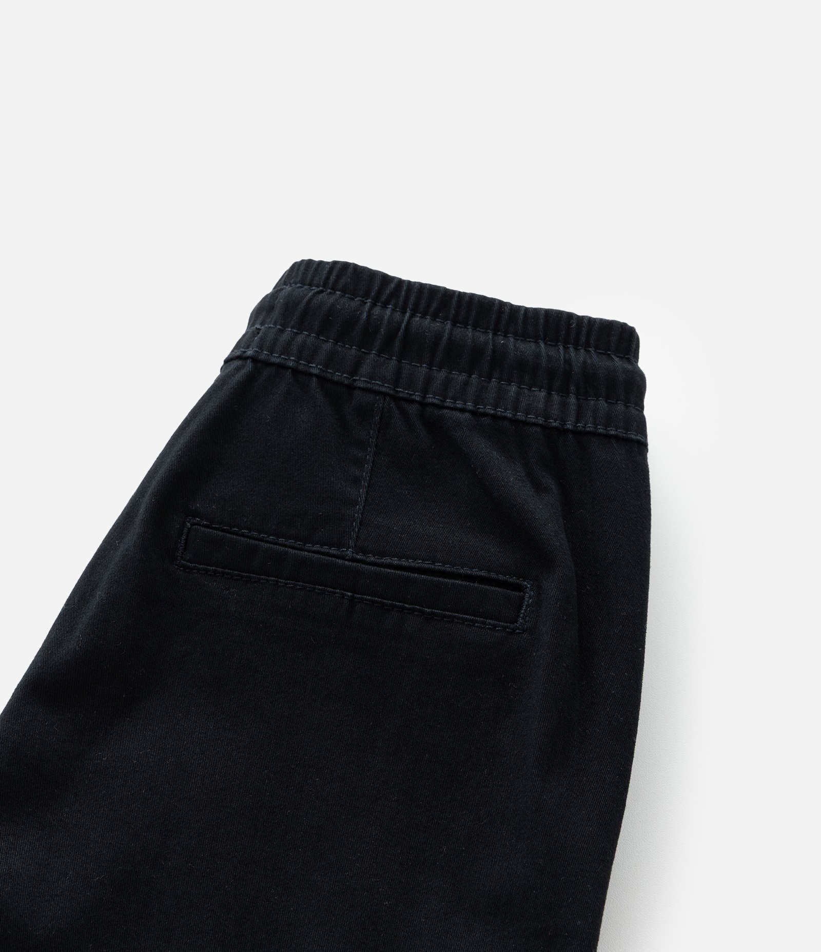 Calça Jogger Infantil em Sarja - Tam 5 a 14 anos Preto 5