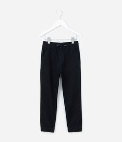 Calça Jogger Infantil em Sarja - Tam 5 a 14 anos