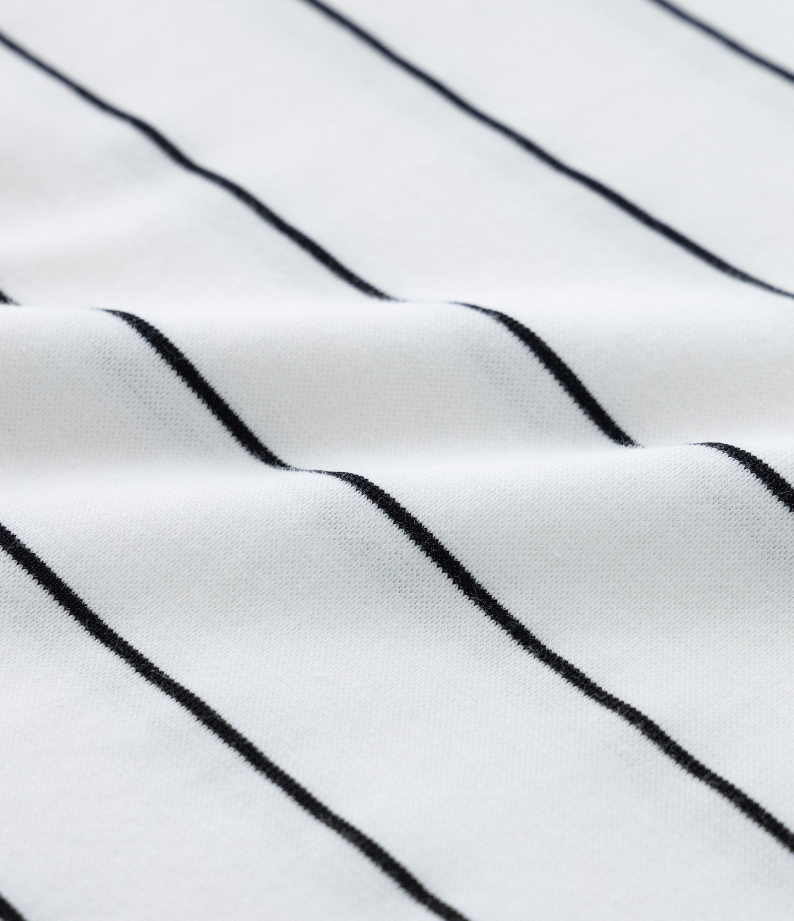 Blusa Manga Longa em Ribana Listrada Curve & Plus Size Branco Neve 7