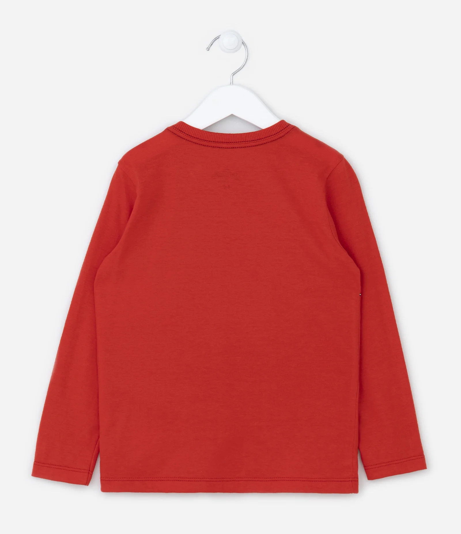 Camiseta Manga Longa Infantil com Estampa do Homem Aranha - Tam 4 a 10 anos Vermelho 2