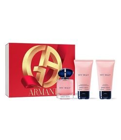 Kit Perfume Giorgio Armani My Way Eau De Parfum Feminino 50ml + Shower Gel 50ml + Body lotion 50ml