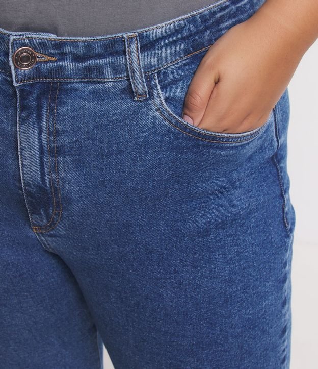 Calça Boot Cut em Jeans Curve & Plus Size Azul 4