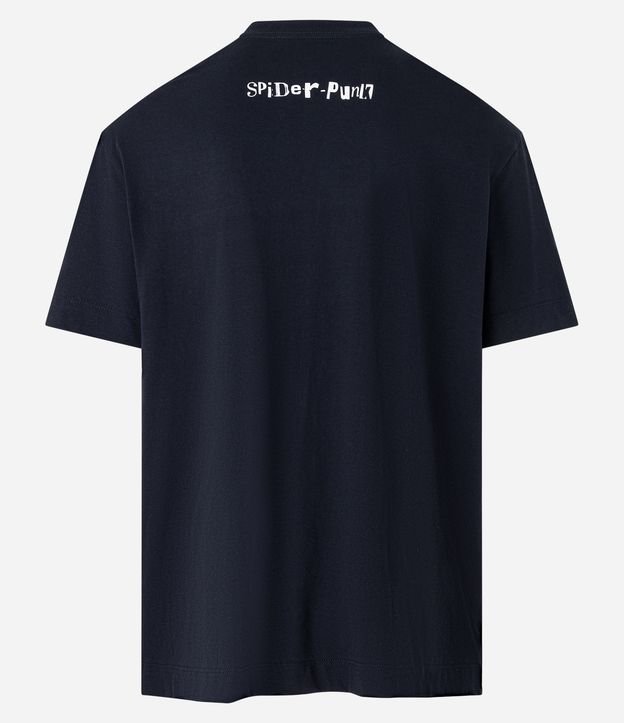 Camiseta Comfort em Meia Malha com Estampa Spider Punk Preto 7