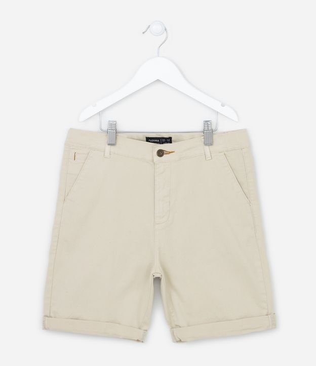 Bermuda Infantil em Sarja - Tam 5 a 14 anos