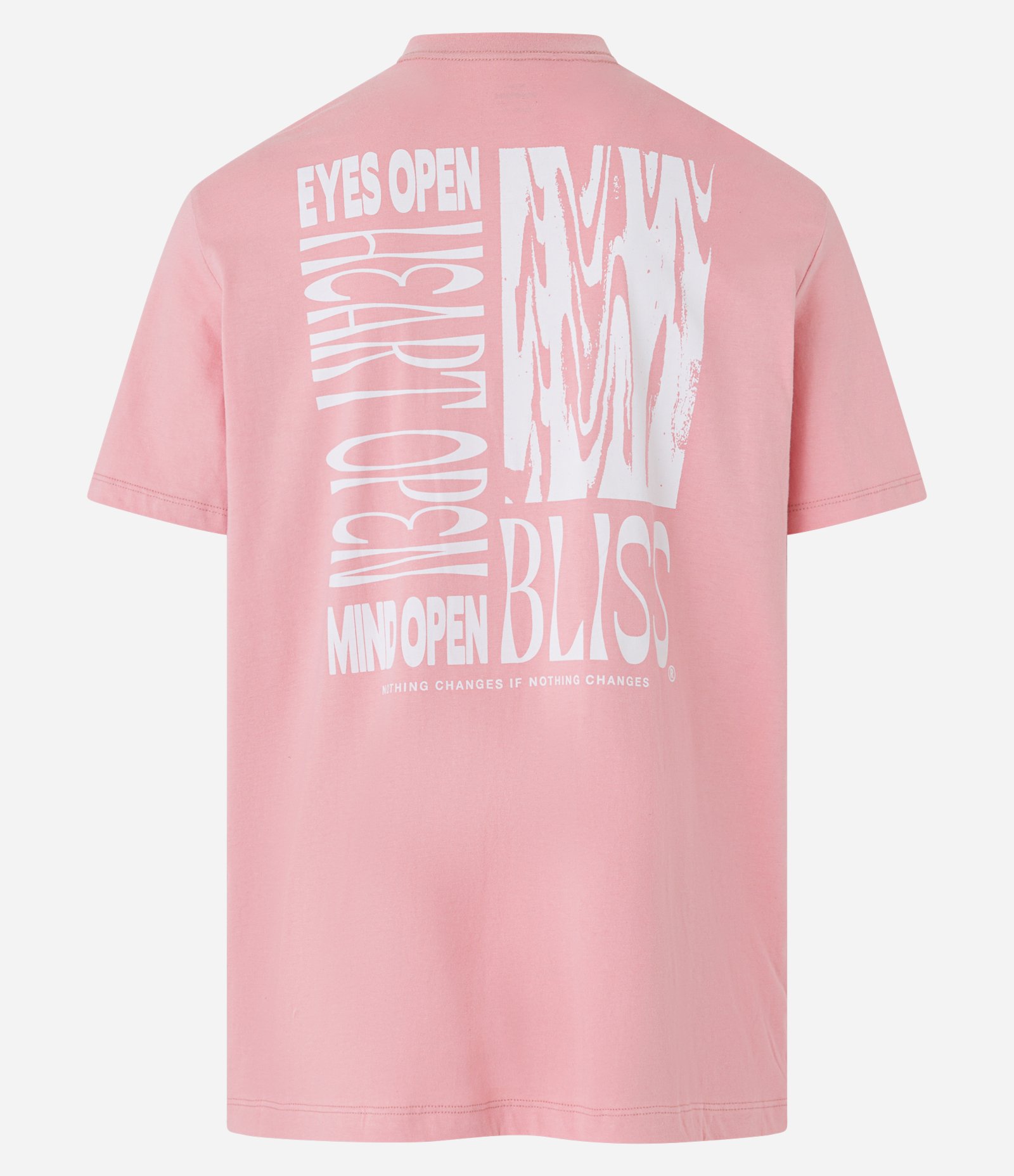 Camiseta Comfort em Algodão com Estampa em Relevo Frente e Costas Rosa 7