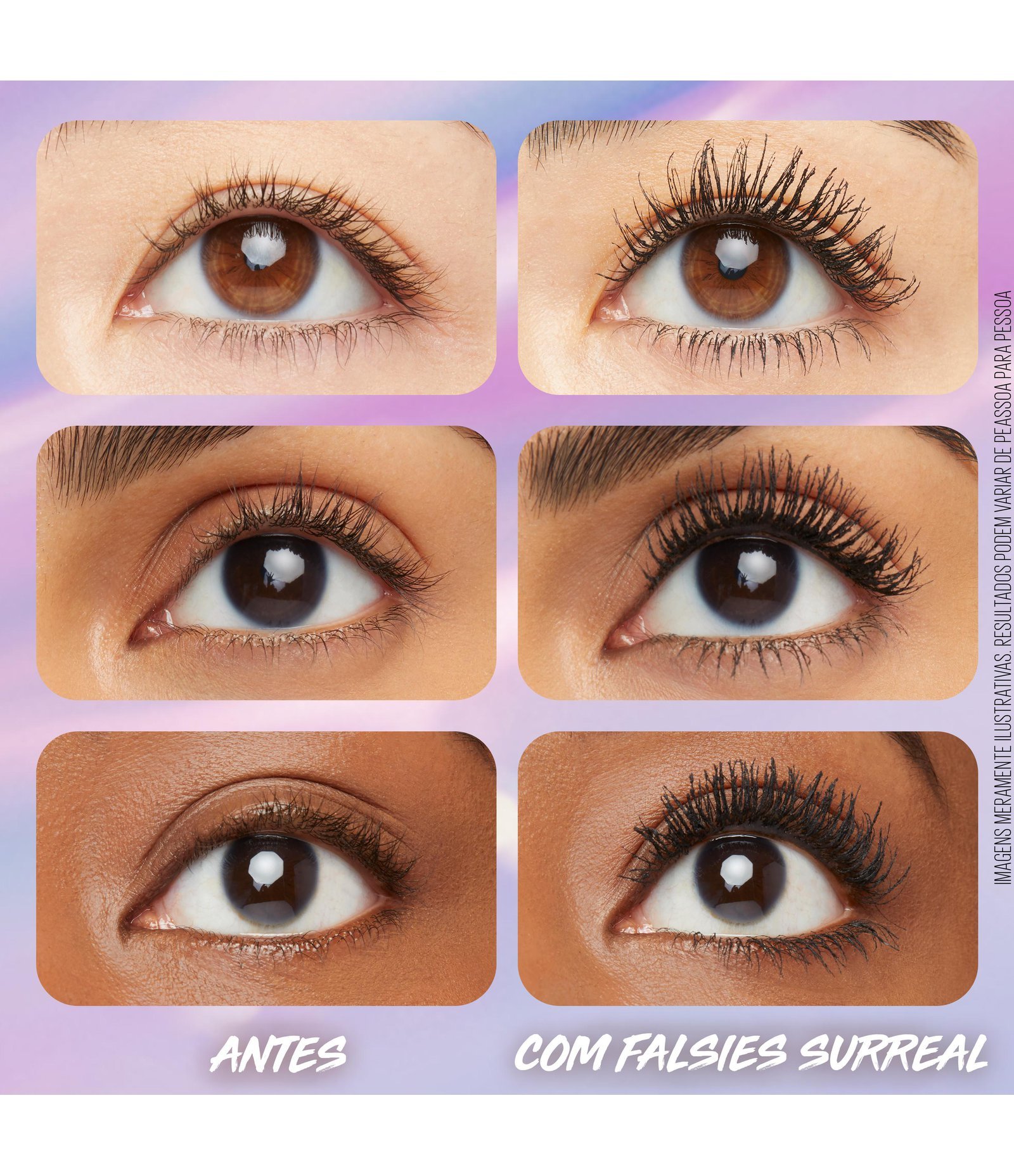 Mascara de Cilios NY The Falsies Surreal Lavavel Maybelline Curva Alonga 2