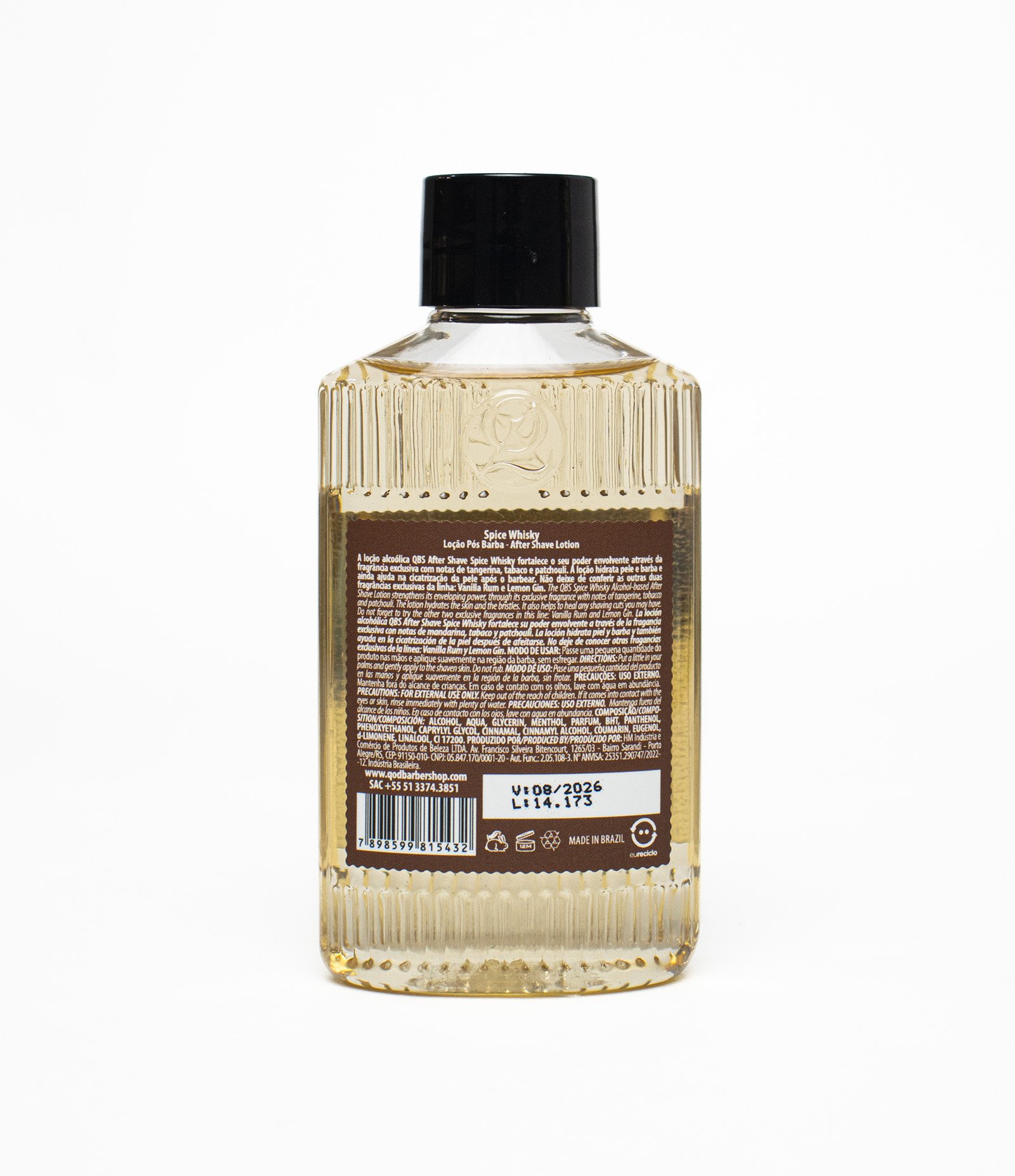 Loção Pós-Barba Spice Whisky QOD 100ml 100ml 4