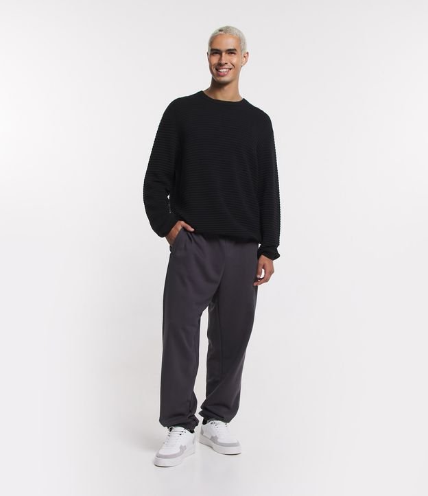 Calça Jogger em Moletom com Forro Fleece
