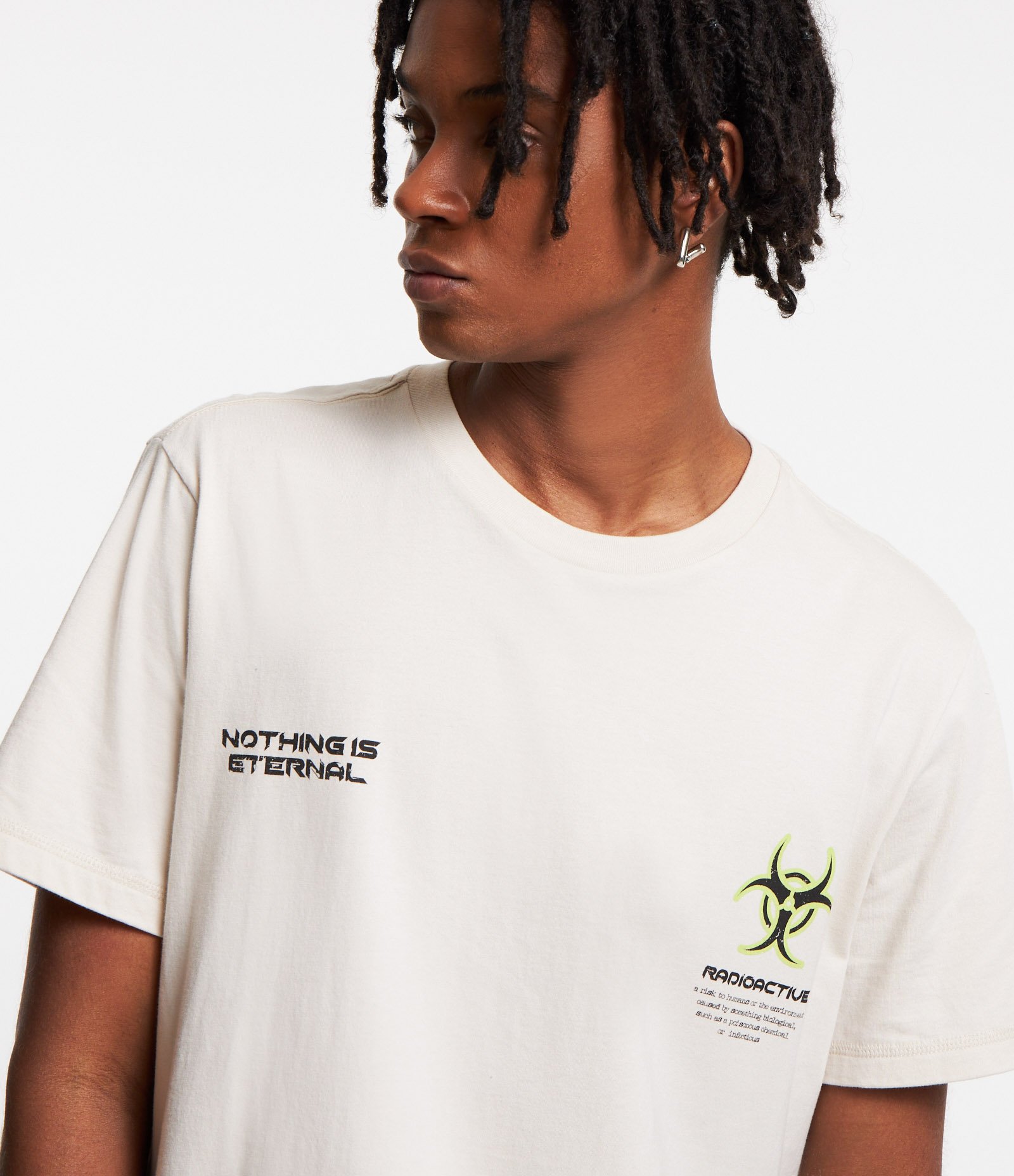 Camiseta Comfort em Meia Malha com Estampa Radioctive Off White 4