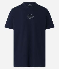 Camiseta com Estampa Lettering Mont Blac