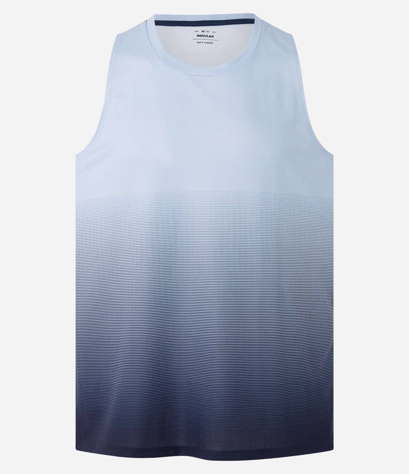 Regata Esportiva em Degrade com Tecnologia Dry Azul 5