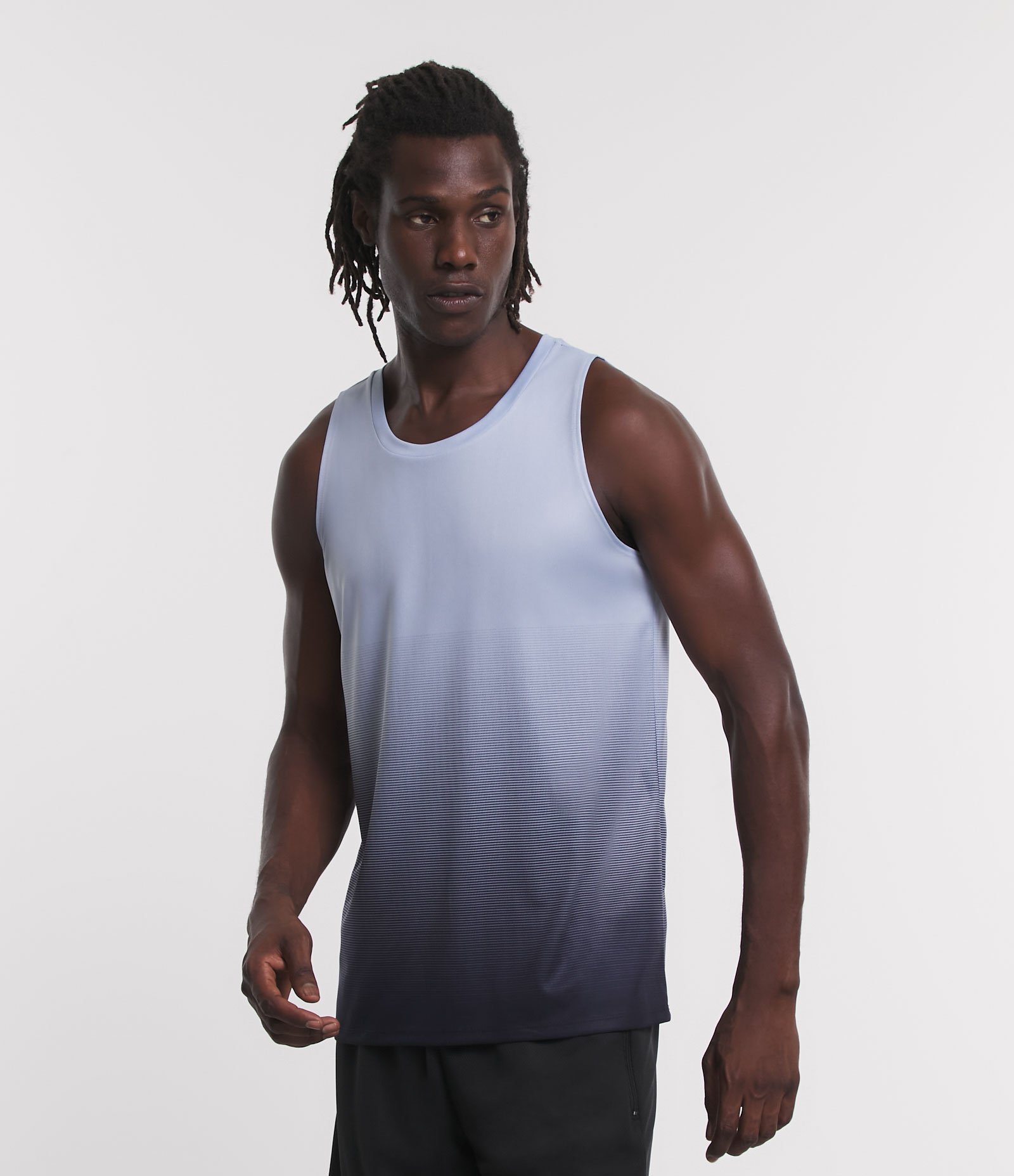 Regata Esportiva em Degrade com Tecnologia Dry Azul 2