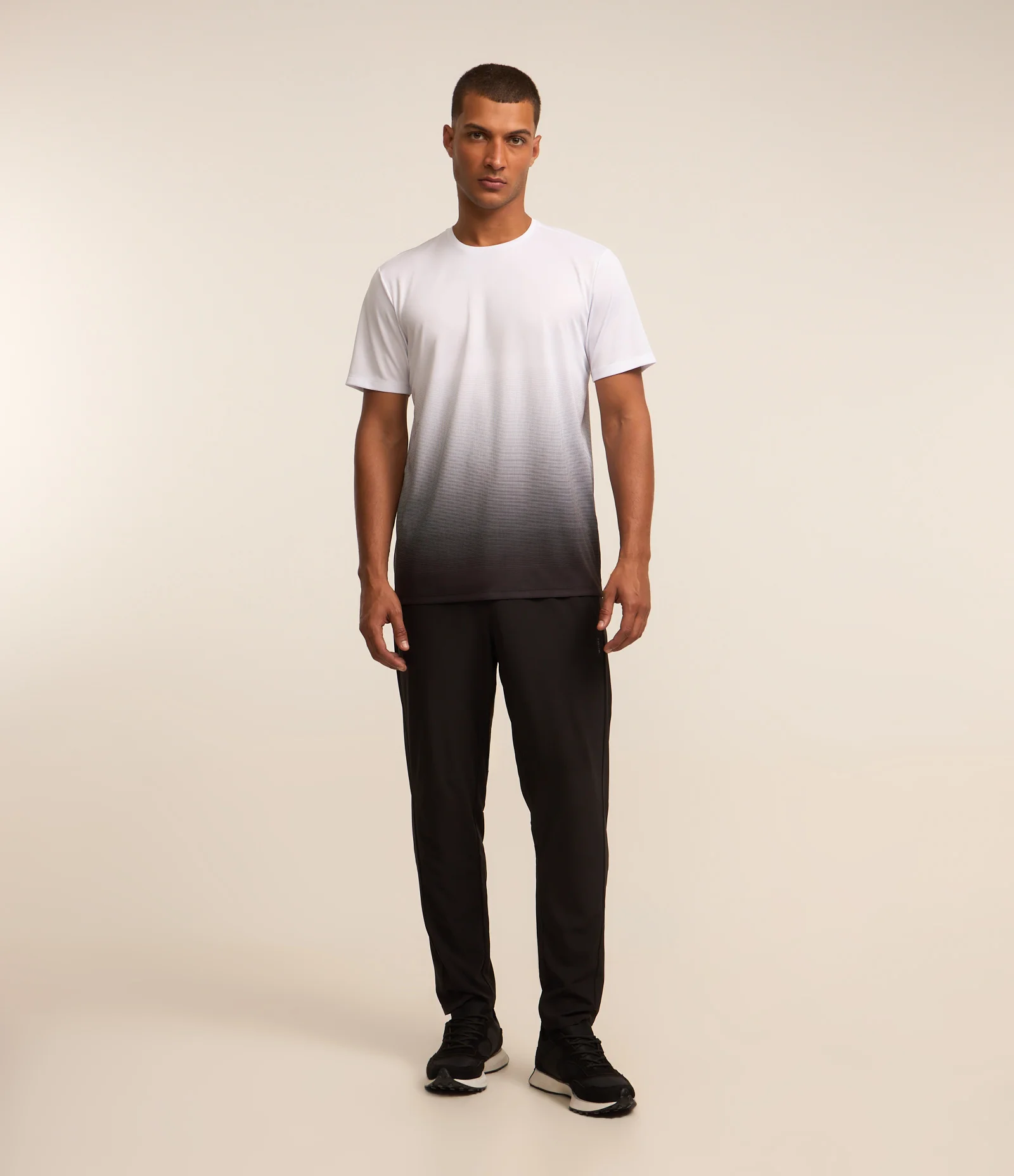 Camiseta Esportiva Degrade Sublimada Branco 2