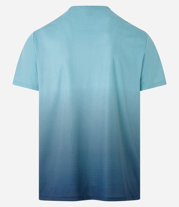 Camiseta Esportiva Dry Fit Degrade Sublimada Azul Claro 7