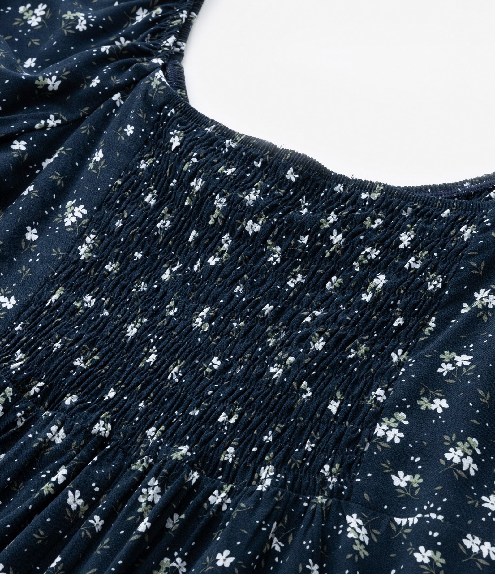 Vestido Infantil em Viscose com Estampa de Flores - Tam 5 a 14 anos Azul 4