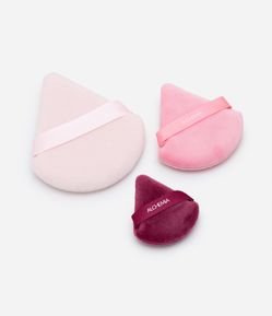 Kit com 3 Esponjas Velvet Alchemia