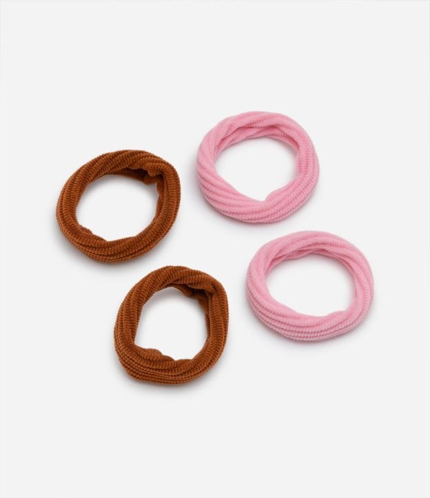 Kit 04 Elásticos de Cabelo Grossas Seamless