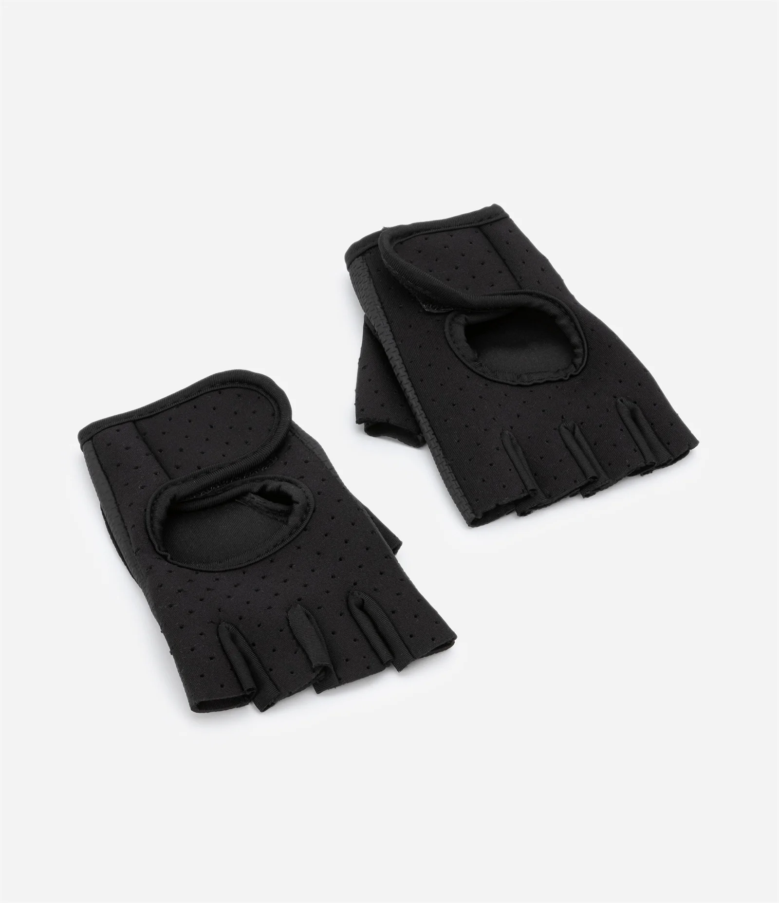 Luva Esportiva de Crossfit com Velcro Preto 1