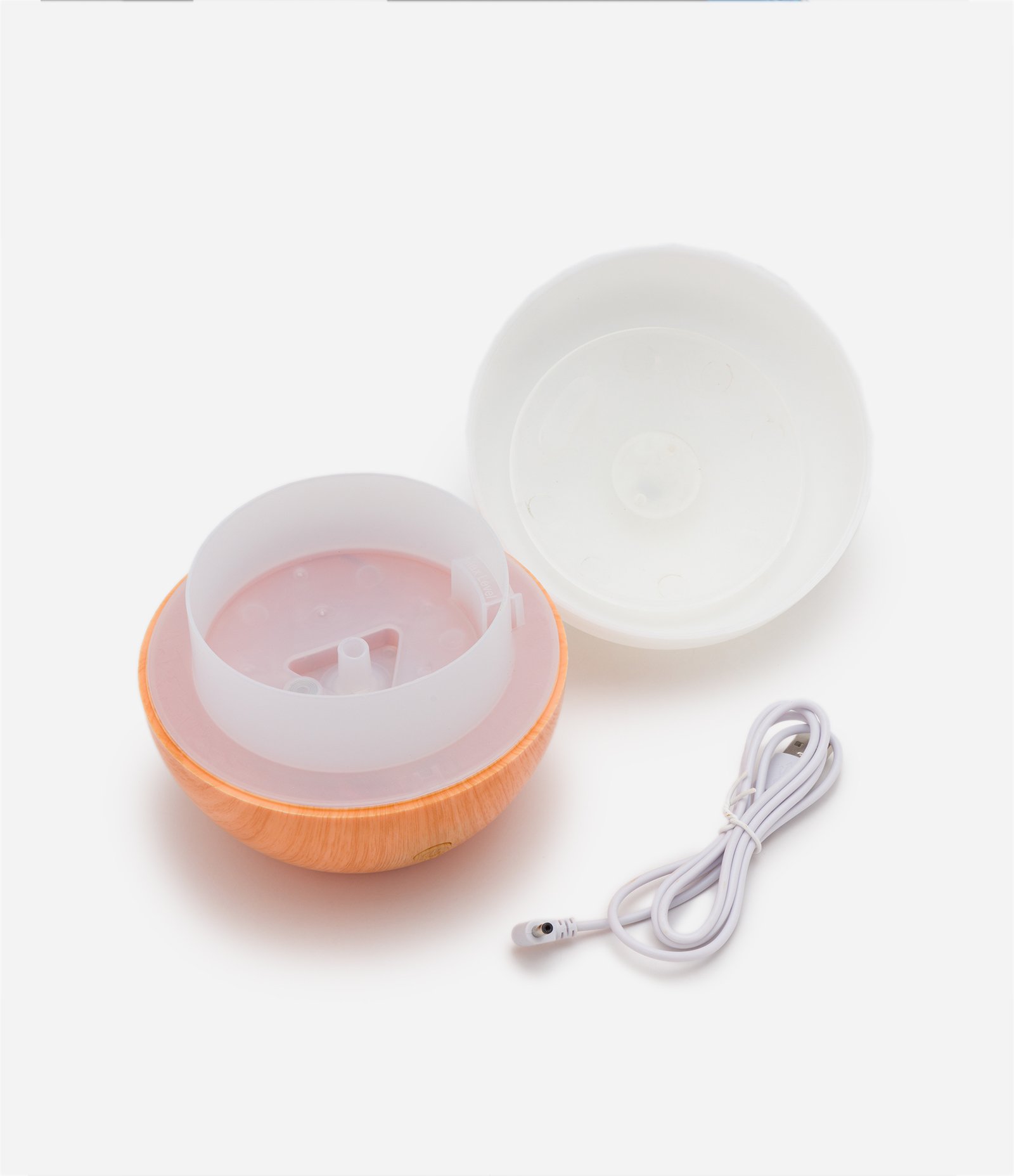 Umidificador de Ambiente Gota Medio Branco e Madeira Alchemia U 4