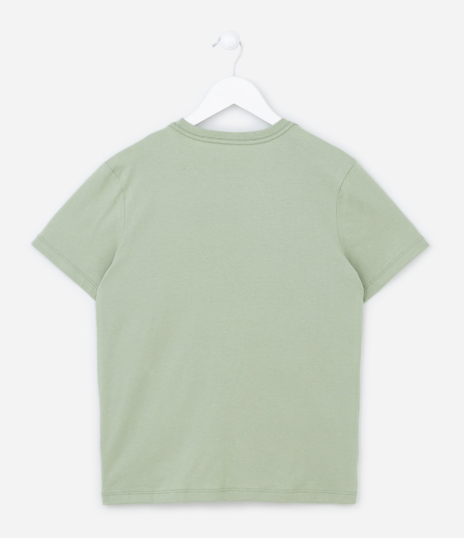 Camiseta Infantil com Lettering Malibu Estampado - Tam 05 a 14 Anos Verde 2